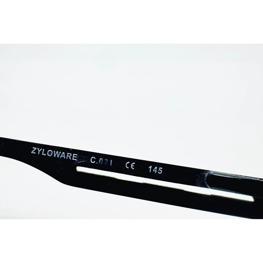 Randy Jackson Eyeglass Frames Mens Black Semi-Rimless Signature 6013 54-18-145